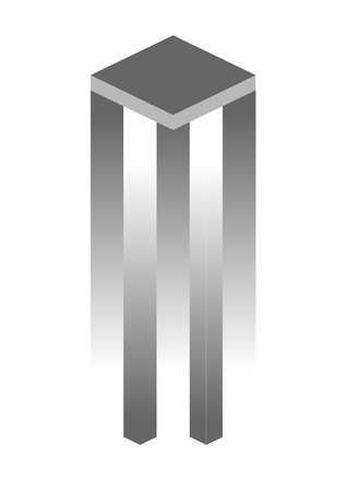 a tower, a stool のイラスト素材