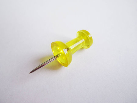 yellow pins, bugの写真素材