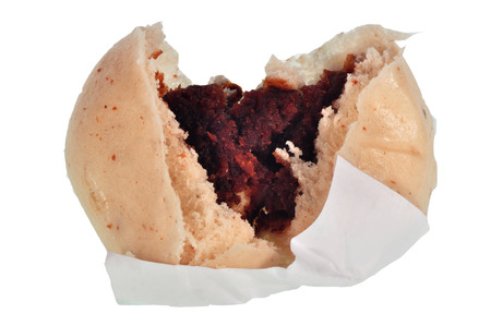 Buns made ââfrom yeast dough mix  Then fermented to full Then blended and put to steam steam の写真素材