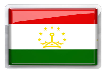 Tajikistan flag icon design element.の写真素材