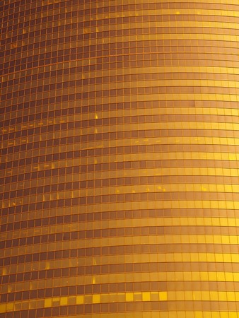 Architecture Background of a Big Building in Chicagoの写真素材