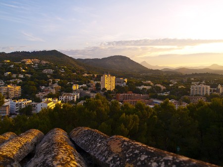 Paguera, a beach resort in the very southwest of Mallorcaの写真素材