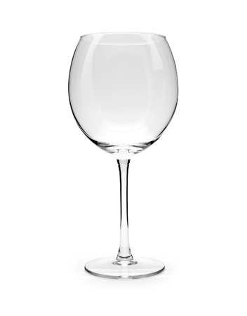 Isolated Empty Wine Glass Isolated Empty Wine Glass