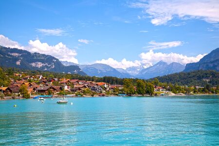 Brienz Town, Switzerlandの写真素材