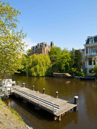Amsterdam Canalの写真素材