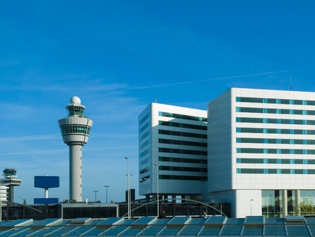 Schiphol Control Tower, Amsterdamのeditorial素材