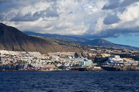 Puerto de Santiago View, Tenerife, Spainの写真素材
