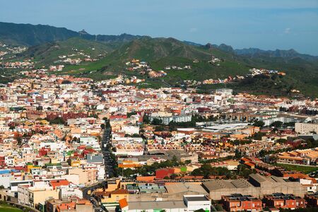 Aerial View of Santa Cruz de Tenerife, Spainの写真素材