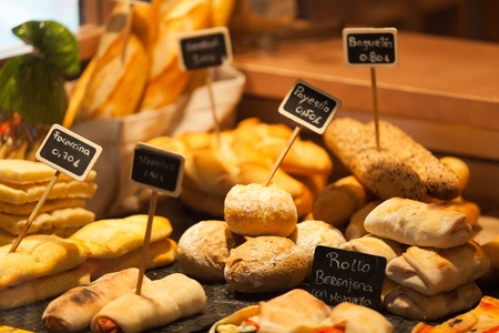 Variety of Bread Specialities in a Shopの写真素材