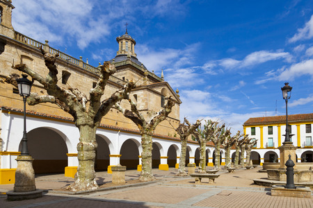 Buen Alcalde Square, Ciudad Rodrigo, Salamanca, Spainのeditorial素材