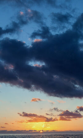 Sunset at Morro Jable Beach, Fuerteventuraの写真素材