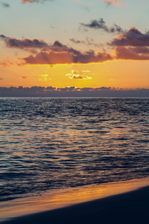 Sunset at Morro Jable Beach, Fuerteventuraの写真素材