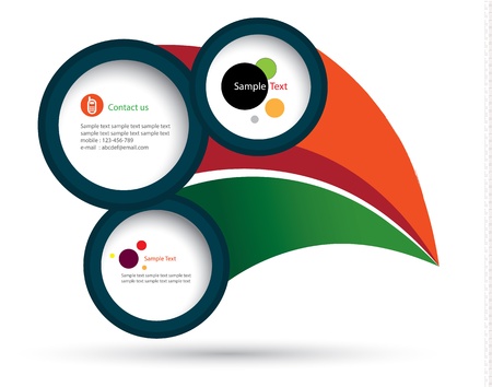 Circle go to frontのイラスト素材