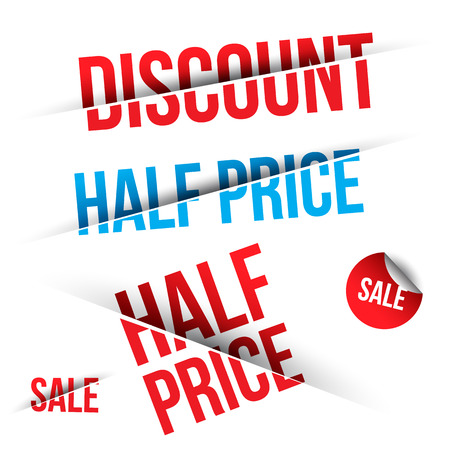 Vector SALE cut on Black and White background  Can use for promotion のイラスト素材