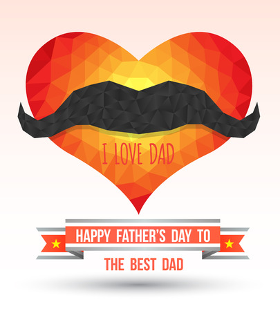 Happy fathers day card のイラスト素材