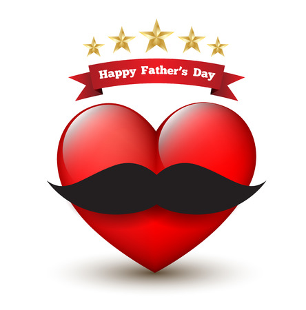 Happy fathers day cardのイラスト素材