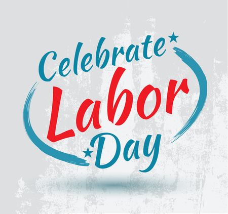 Labor day letter card bannerのイラスト素材