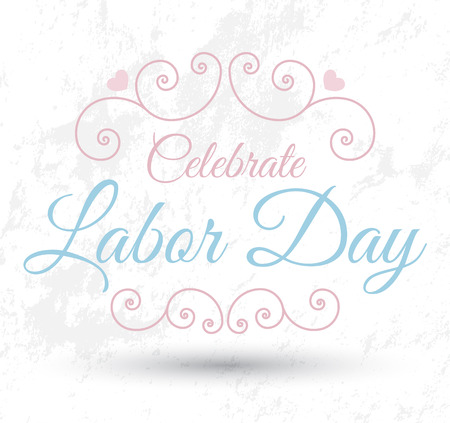 Labor day letter card bannerのイラスト素材