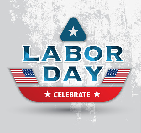 Labor day letter card bannerのイラスト素材