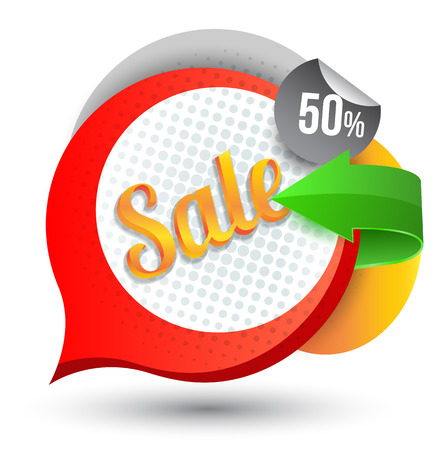 Sale promotion banner のイラスト素材