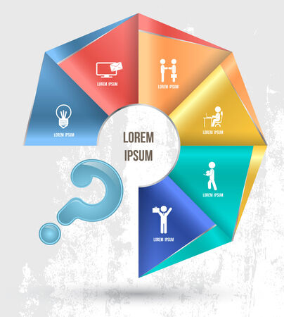 Circle group templateの写真素材