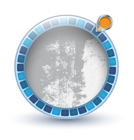 Modern circle Vector illustration. can be used for background, frame, web design, infographics, business brochure, banner promotion.のイラスト素材