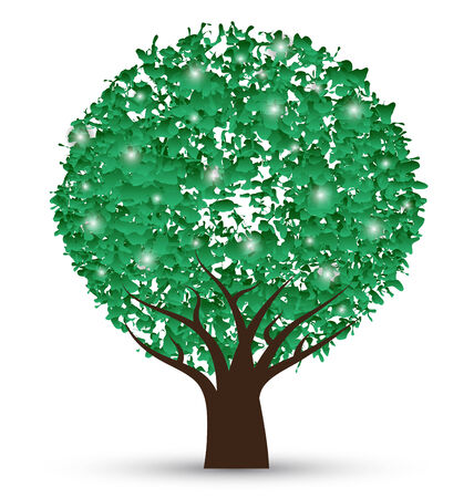 Tree vector illustration.のイラスト素材