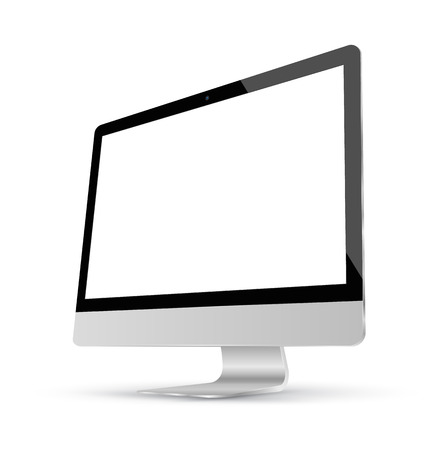 Computer display monitorのイラスト素材