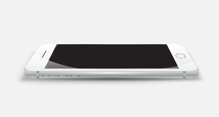 Realistic smartphone . Vector Illustration.のイラスト素材