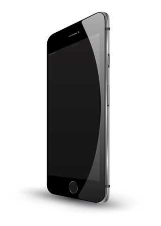 Realistic smartphone . Vector Illustration.のイラスト素材