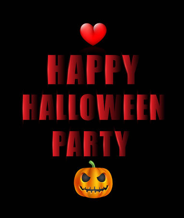 Happy halloween party poster. Vector illustration.のイラスト素材