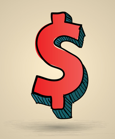 Abstract vector Illustration. Hand drawn sign. Can use for printing and web icons.Doodle style.のイラスト素材