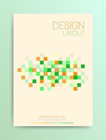 Brochure Design Templates. Abstract Flyer Modern Backgrounds.のイラスト素材