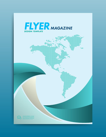 Flyer or Cover Design. Vector illustration.のイラスト素材