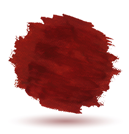 Paint canvas circle isolated on white background. Vector illustration. Can use for background.のイラスト素材