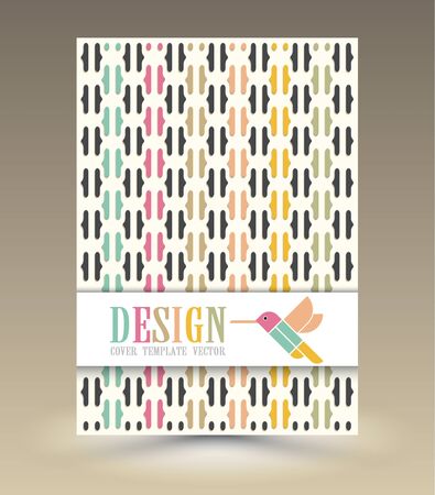 Magazine Cover with bird vector. For book, brochure, flyer, poster, booklet, leaflet, cd cover design, postcard, business card, annual report. vector. abstract backgroundのイラスト素材