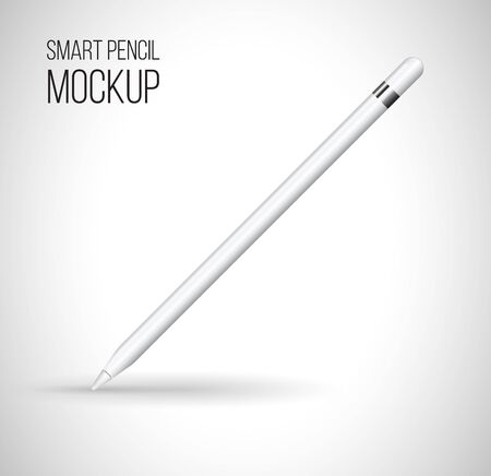 Mockup digital pencil. Vector illustration.のイラスト素材