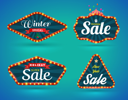 Sale banner set. Vector illustration.のイラスト素材