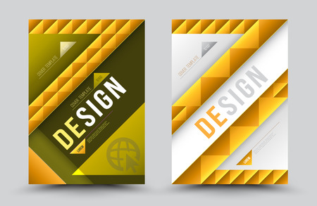 Business background template. Poster. Flyer. Brochure. Vector illustration.のイラスト素材