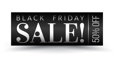 Black Friday sale banner. Vector illustration. Can use for promotion advertising.のイラスト素材