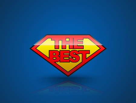 The best badge tag banner shield style. Vector illustration. Can use for element the best seller and the best product.のイラスト素材