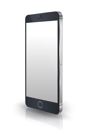 Realistic smartphone  mockup. Vector illustration. for printing and web element, Game and application mockup.のイラスト素材