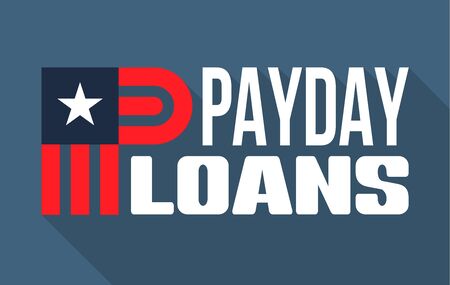 Payday loans banner. Vector illustration.のイラスト素材