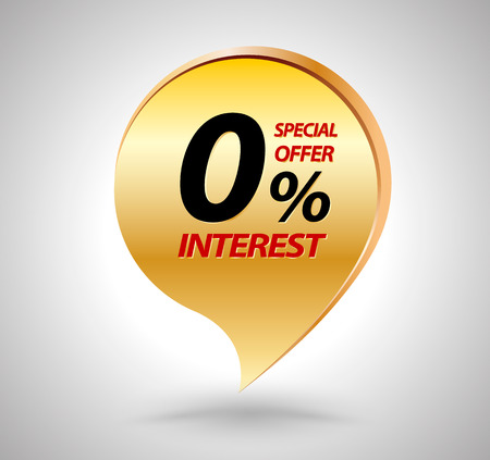 Special offer Financing banner. Vector illustration for promotion advertising.のイラスト素材