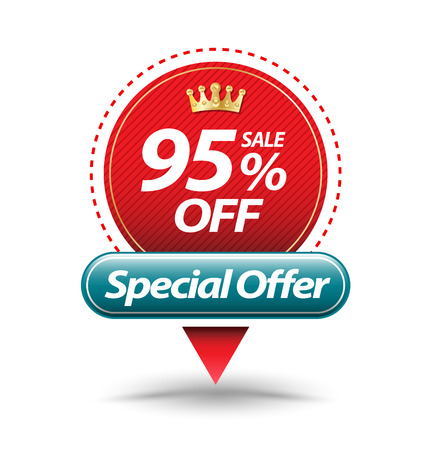 Sale banner. Vector illustration for promotion advertising.のイラスト素材