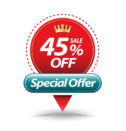 Sale banner. Vector illustration for promotion advertising.のイラスト素材