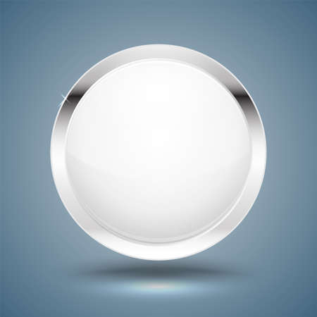 Circle modern frame vector illustration 3D style.のイラスト素材