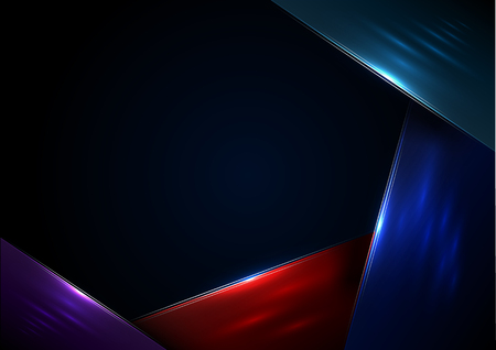Modern dark background Vector illustration.のイラスト素材