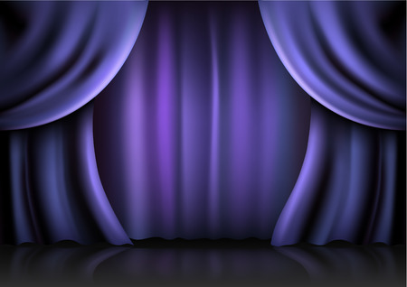 Background  curtain stage. Vector illustration.のイラスト素材