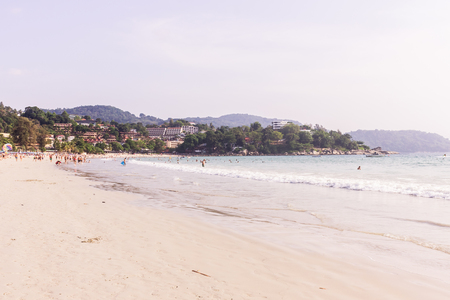 Phuket, Thailand - Mar 15, 2018 :  "Kata Noi" beach, Phuket, Thailand. It is one of the most beautiful beach in Thailandのeditorial素材
